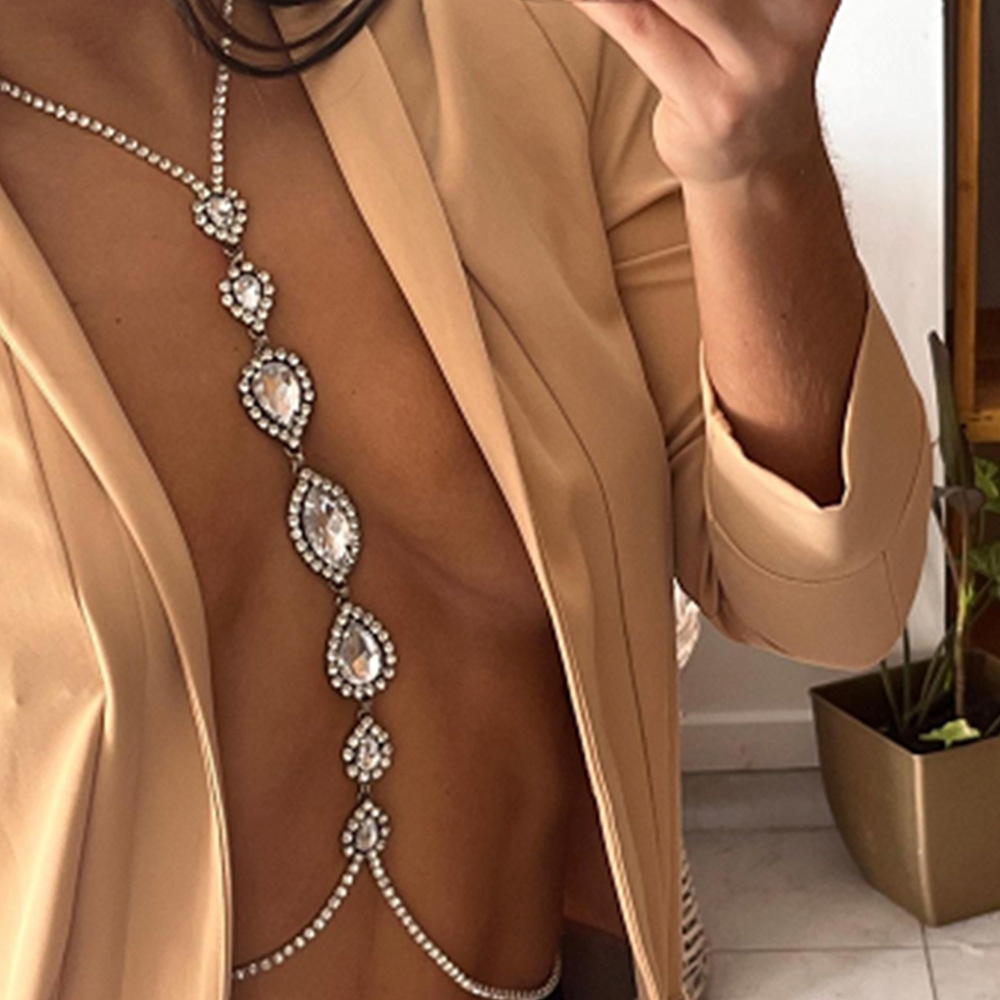 Mode Sexy Waterdruppel Ketting - Body Jewelry Necklace recensie en prijs