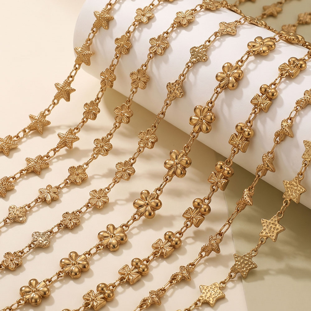 1 meter roestvrijstalen bloems - Body Jewelry For You recensie en prijs