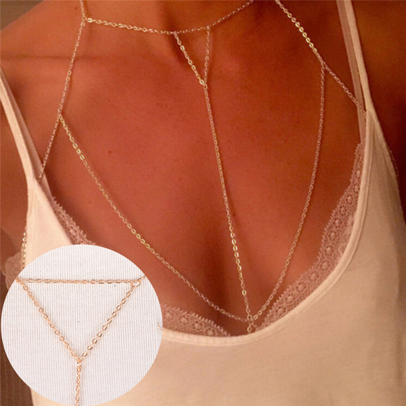 Goud Zilver Fashion Link Ketti - Body Jewelry Necklace recensie en prijs