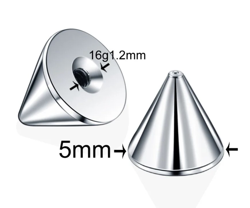 10 stks/partij 316L Rvs Schroe - Body Jewelry Replacement Ball recensie en prijs