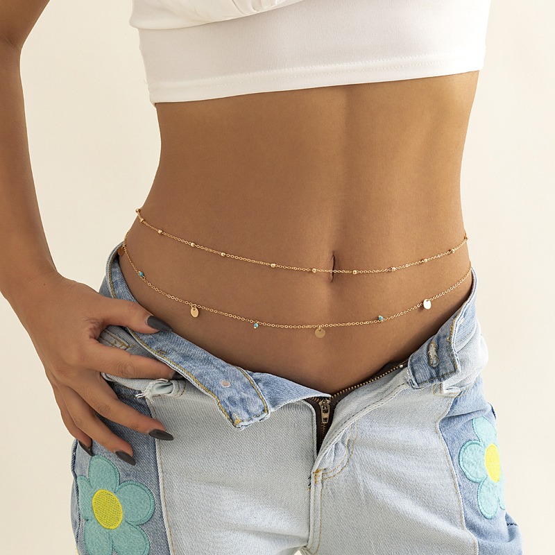 Dames, fijn gelaagd taillekett - Body Jewelry For You recensie en prijs
